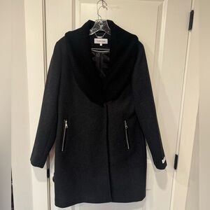 Calvin Klein wool blend coat size M Medium